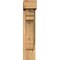 Ekena Millwork Olympic Block Smooth Bracket w/ Offset Brace, Western Red Cedar, 5 1/2"W x 14"D x 26"H BKT0604X14X26OLY05SWR - alternate 3